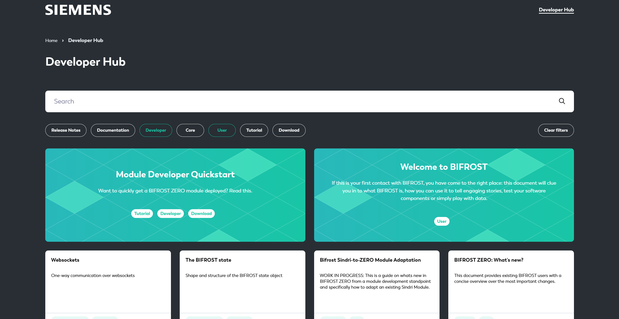 Developer Hub